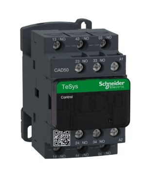 CAD50BD | Control relay, TeSys Deca, 5NO, 0 to 690V, 24VDC standard coil, screw clamp