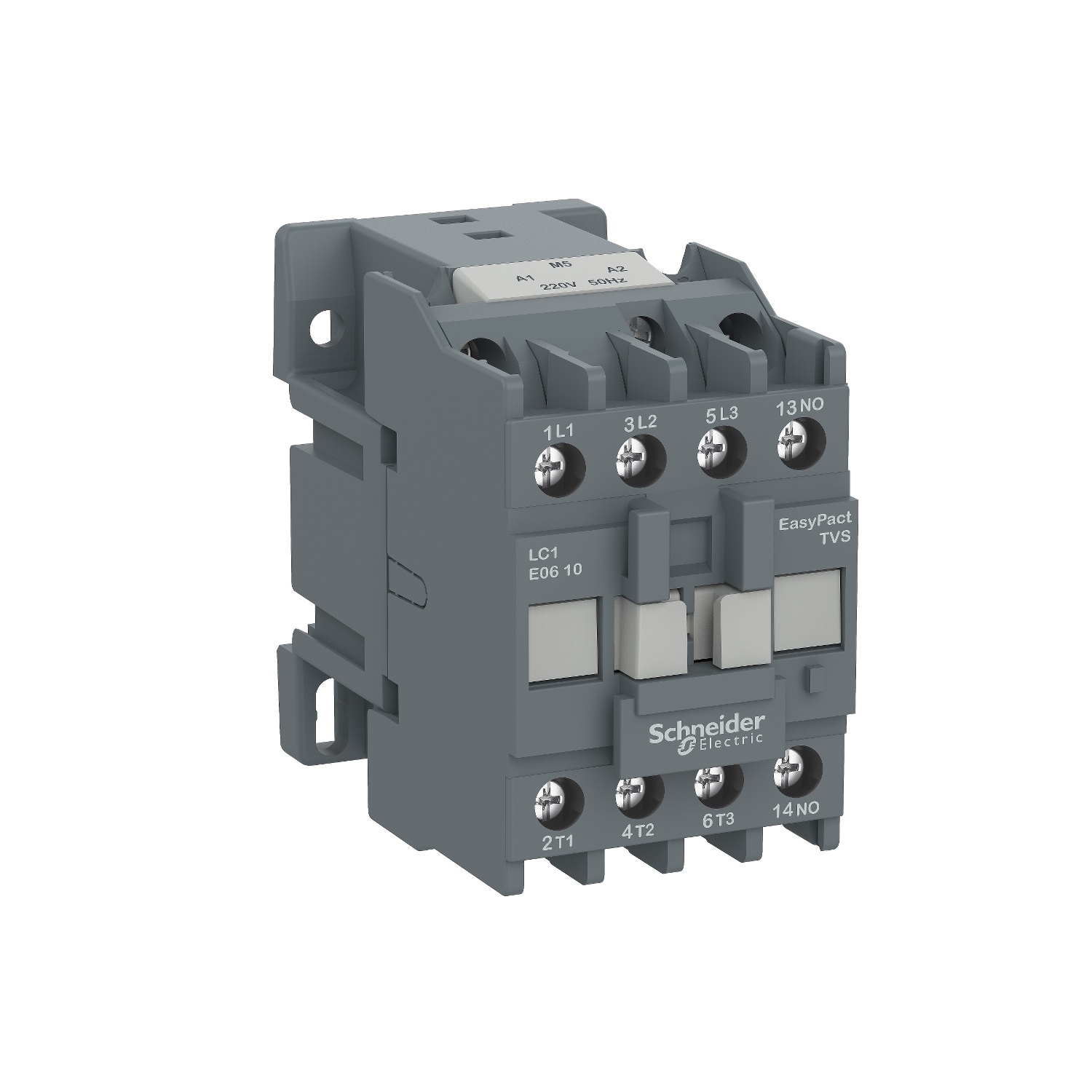 LC1E2510M5 | Contactor,EasyPact TVS,3P(3NO),AC-3,<=440V,25A,220V AC coil,50Hz,1NO auxiliary contact 6 LC1E2510M5.jpg