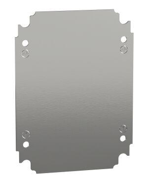 NSYMM2520 | Plain mounting plate H250xW200mm made of galvanised sheet steel
