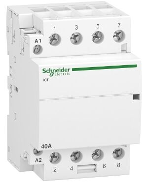 A9C20844 | contactor iCT – 4 poles – 4 NO – 40 A – 220..240 V AC
