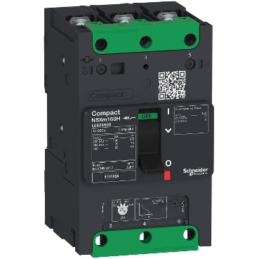 LV426156 | circuit breaker ComPact NSXm E (16 kA at 415 VAC), 3P 3d, 80 A rating TMD trip unit, compression lugs and busbar connectors 5 56.jpg
