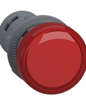 XA2EVB4LC | Pilot light, plastic, red, Ø 22 mm, with integral LED, 24 V AC/DC