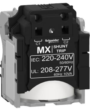 LV429387 | MX shunt release, ComPact NSX, rated voltage 220/240 VAC 50/60 Hz, 208/277 VAC 60 Hz