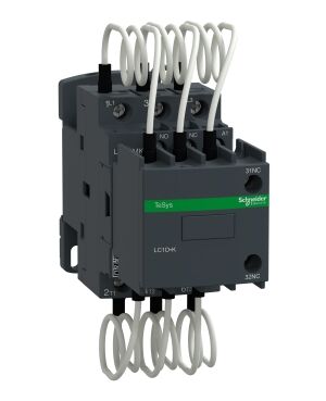LC1DMKM7 | Capacitor contactor, TeSys D, 25 kVAR at 400 V/50 Hz, coil 220 V AC 50/60 Hz