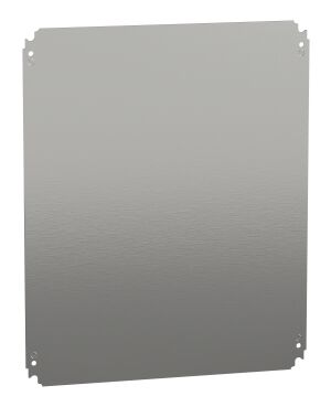 NSYMM65 | Plain mounting plate H500xW600mm made of galvanised sheet steel