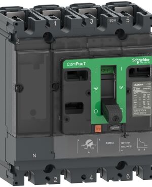 C10H6TM100 | Circuit breaker ComPacT NSX100H, 70kA at 415VAC, TMD trip unit 100A, 4 poles 3d