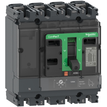 C10H6TM100 | Circuit breaker ComPacT NSX100H, 70kA at 415VAC, TMD trip unit 100A, 4 poles 3d 5 CC.jpg