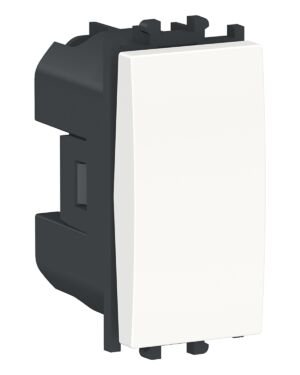 LMR0100001 | Easy Styl – 1 way Switch 1 module – White