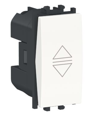 LMR0711001 | Easy Styl – 1 module Roller Blind Switch – White