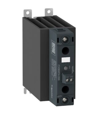 SSD1A345BDC2 | DIN rail mount, Harmony Solid State Relays, 45A, zeroVoltage switching, contactor configuration screw input, input 4 to 32V DC, output 48 to 600V AC