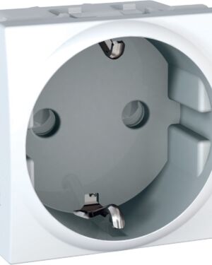 MGU3.037.18 | Unica – 1 S.O. – 2P+E, shutters, DE – 2 m – white