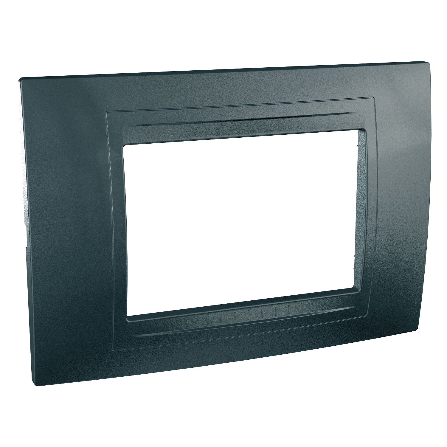 MGU4.103.62 | Unica Allegro - cover frame - 3 modules - graphite grey 5 MGU4.103.62.jpg