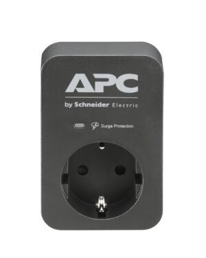 PME1WB-GR | APC Essential SurgeArrest 1 Outlet Black 230V Germany