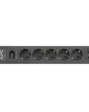 PME5U2B-GR | APC Essential SurgeArrest 5 Outlet 2 USB Ports Black 230V Germany
