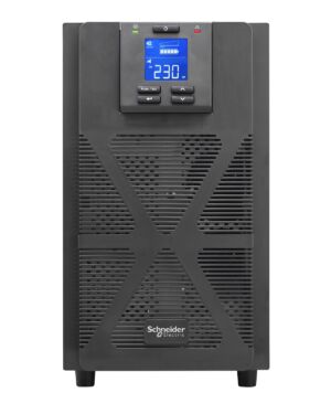 SRVS3KI | Easy UPS 1 Ph On-Line, 3kVA, Tower, 230V, 6x IEC C13 + 1x IEC C19 outlets, Intelligent Card Slot, LCD