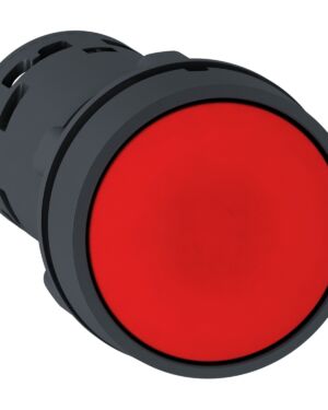 XB7NA42 | Monolithic push button, plastic,red, Ø22, spring return, unmarked, 1 NC