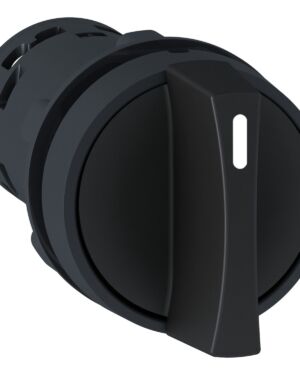 XB7ND21 | Monolithic selector switch, plastic, black, Ø22, stay put, 2 positions, stay put, 1 NO