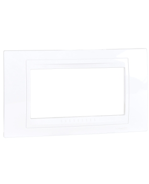 MGU4.104.18 | Unica Allegro – cover frame – 4 modules – white