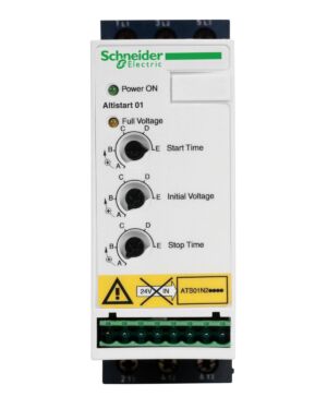 ATS01N209QN | Soft starter for asynchronous motor, Altistart 01, ATS01, 9A, 380 to 415V, 4kW