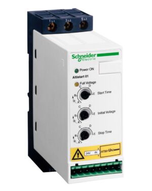 ATS01N212QN | Soft starter for asynchronous motor, Altistart 01, ATS01, 12A, 380 to 415V, 5.5kW