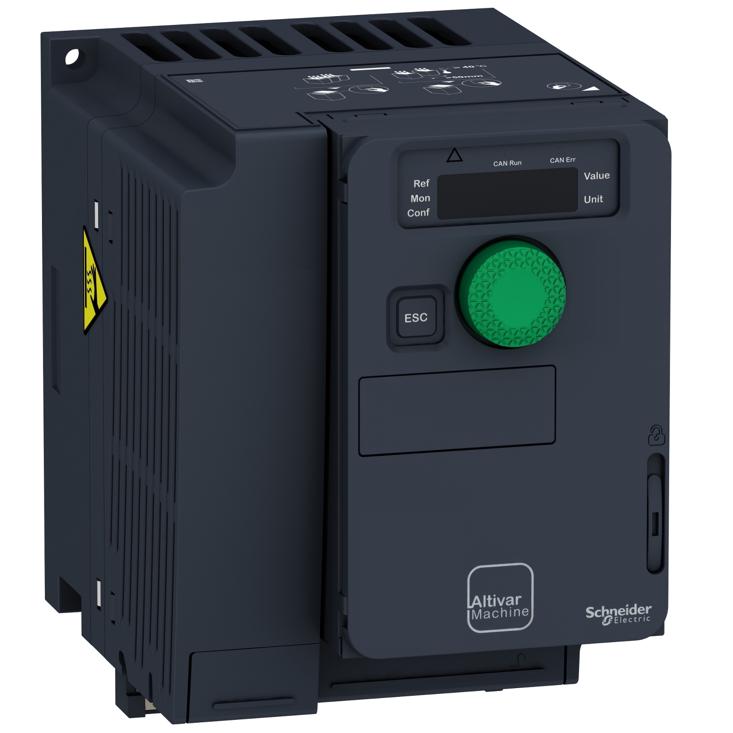 ATV320U22M3C | Variable speed drive, Altivar Machine ATV320, 2.2 kW, 200…240 V, 3 phases, compact