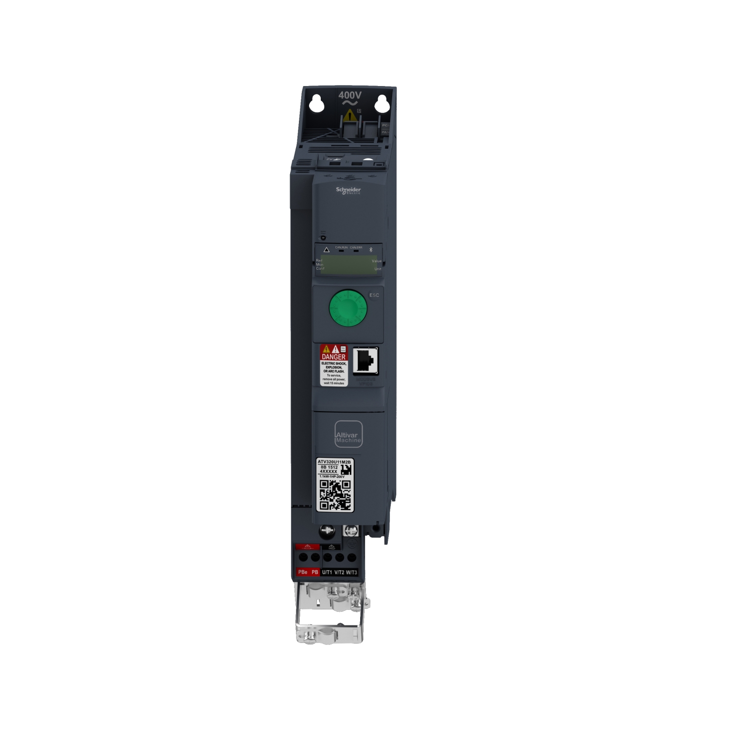 ATV320U22N4B | Variable speed drive, ATV320, 2.2 kW, 380…500 V, 3 phases, book