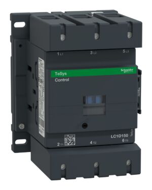 LC1D150M7 | TeSys D contactor – 3P(3 NO) – AC-3 – <= 440 V 150 A - 220 V AC 50/60 Hz coil