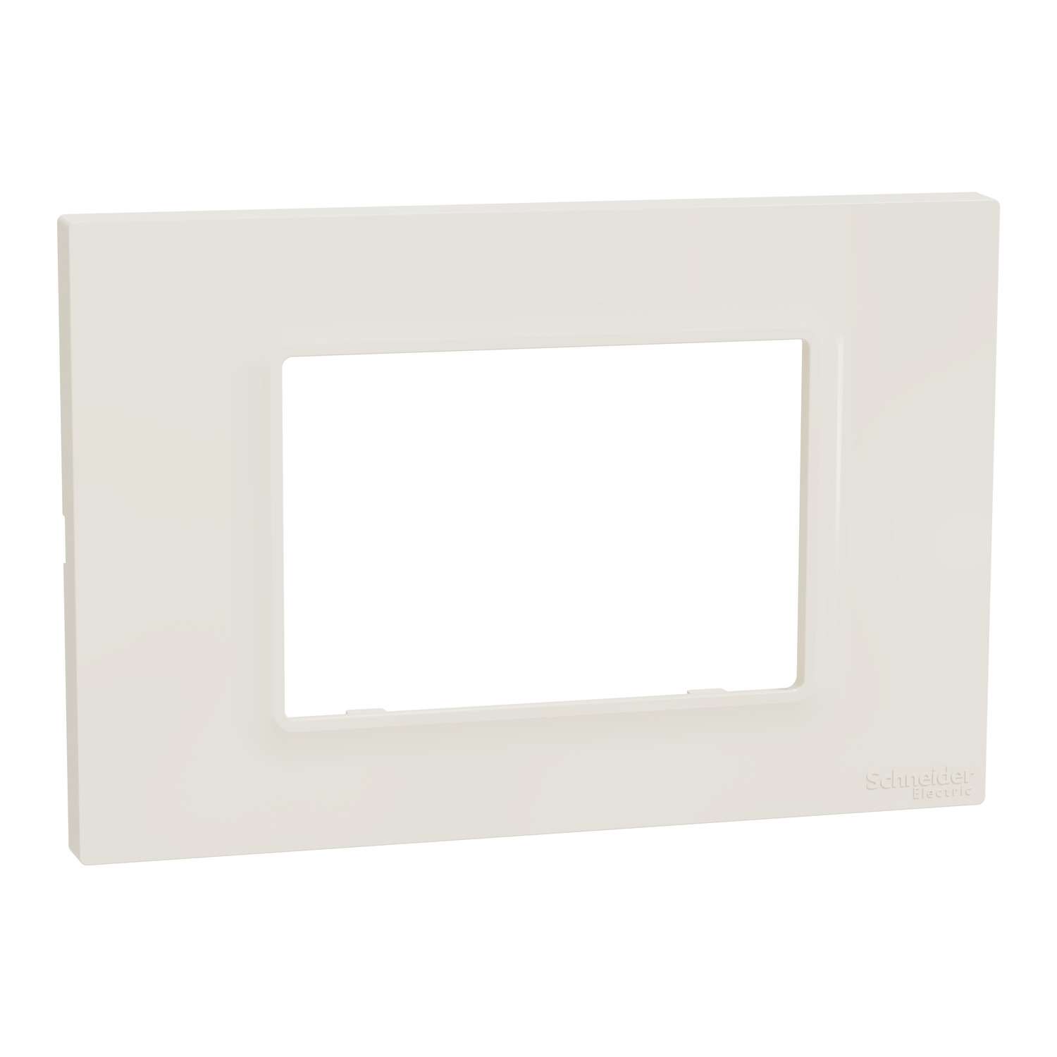Cover frame, Miluz E, 3 gang, Ivory