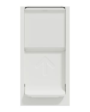 NU341418 | Data socket, New Unica, mechanism, RJ45, U/UTP, straight, click, shuttered, white