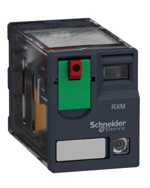 RXM2AB2P7 | Miniature plug-in relay, 12 A, 2 CO, LED, 230 V AC