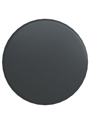 ZB4BR216 | Head for non illuminated pushbutton, Harmony XB4, mushroom 60mm, metal, black, 22mm, spring return, hemispherical