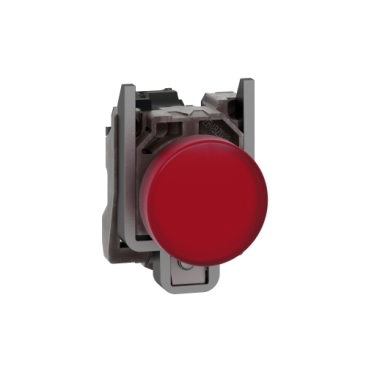 XB4BVM4 | Pilot light, metal, red, Ø22, plain lens with integral LED, 230...240 VAC 6 n6.jpg