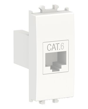 LMR6233001 | Easy Styl – 1 module Data Socket Cat 6 – White