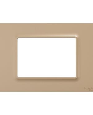 M3TB03_BRZ | Cover frame, Miluz E, 3 gang, Bronze