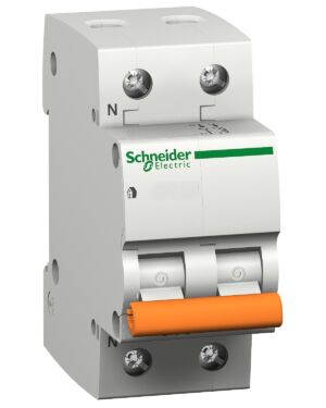 Schneider 12496 | Miniature circuit breaker (MCB), Domae, 2P, 20A, C curve, 4500A (IEC/EN 60898-1)