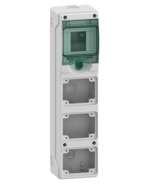 Schneider 13177 | Kaedra – for power outlet – 3 openings – 1 x 4 modules
