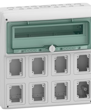 Schneider 13182 | Kaedra – for power outlet – 8 openings – 1 x 18 modules