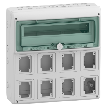 Schneider 13182 | Kaedra - for power outlet - 8 openings - 1 x 18 modules 6 13182_Image_web.jpg