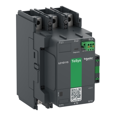 Schneider LC1G225KUEN | High power contactor, TeSys Giga, 3 pole (3NO), AC-3 <=440V 225A, standard version, 100…250V wide band AC/DC coil 6 19-1-1.jpg