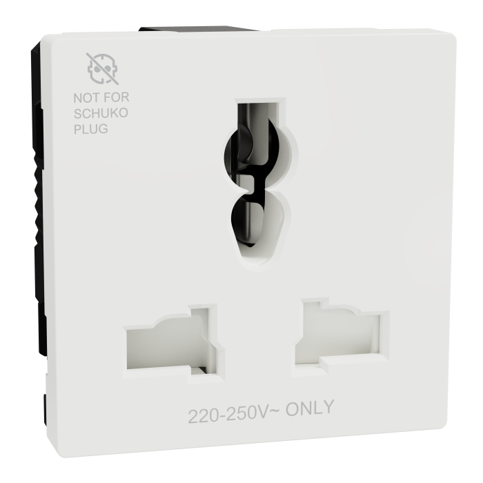 Schneider M3TB426_IS | International Socket outlet, Miluz E, 16A, 250V, 2 Module, White 6 20.webp