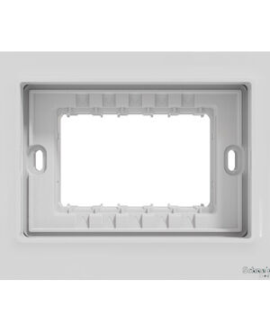 Schneider M3TB01_WP | Weatherproof Box, Miluz E, 3 Gang, white