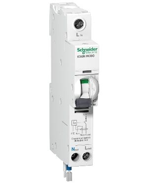 Schneider A9D11825 | iC60H – earth leakage circuit breaker – 1P + N – C curve – 25 A – 30 mA – 240 V