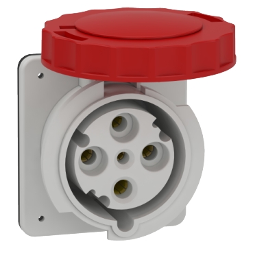 Schneider 81682 | PratiKa industrial socket - 63 A - 3P + E - 380...415 V AC - IP67 5 81682_Image_web.jpg