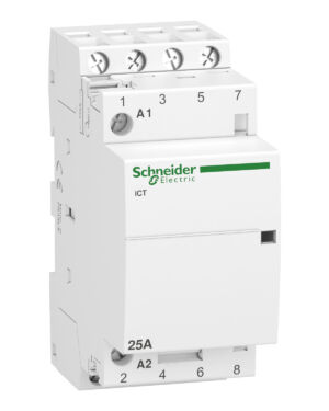 Schneider A9C20834 | contactor iCT – 4 poles – 4 NO – 25 A – 220..240 V AC