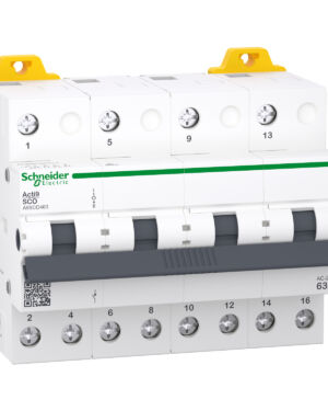 Schneider R9SCO463 | Changeover switch, Acti9, 4P, 63A, 400/415VAC