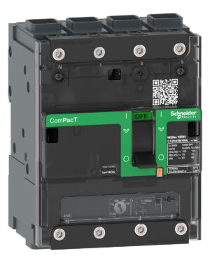 Schneider C11N6TM016L | circuit breaker ComPacT NSXm N (50 kA at 415 VAC), 4P 3d, 16 A rating TMD trip unit, EverLink connectors