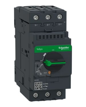 Schneider GV3P65 | Motor circuit breaker, TeSys GV3, 3P, 48-65 A, thermal magnetic, EverLink terminals
