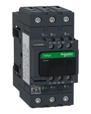 Schneider LC1D40AF7 | TeSys D contactor – 3P(3 NO) – AC-3 – <= 440 V 40 A – 110 V AC 50/60 Hz coil