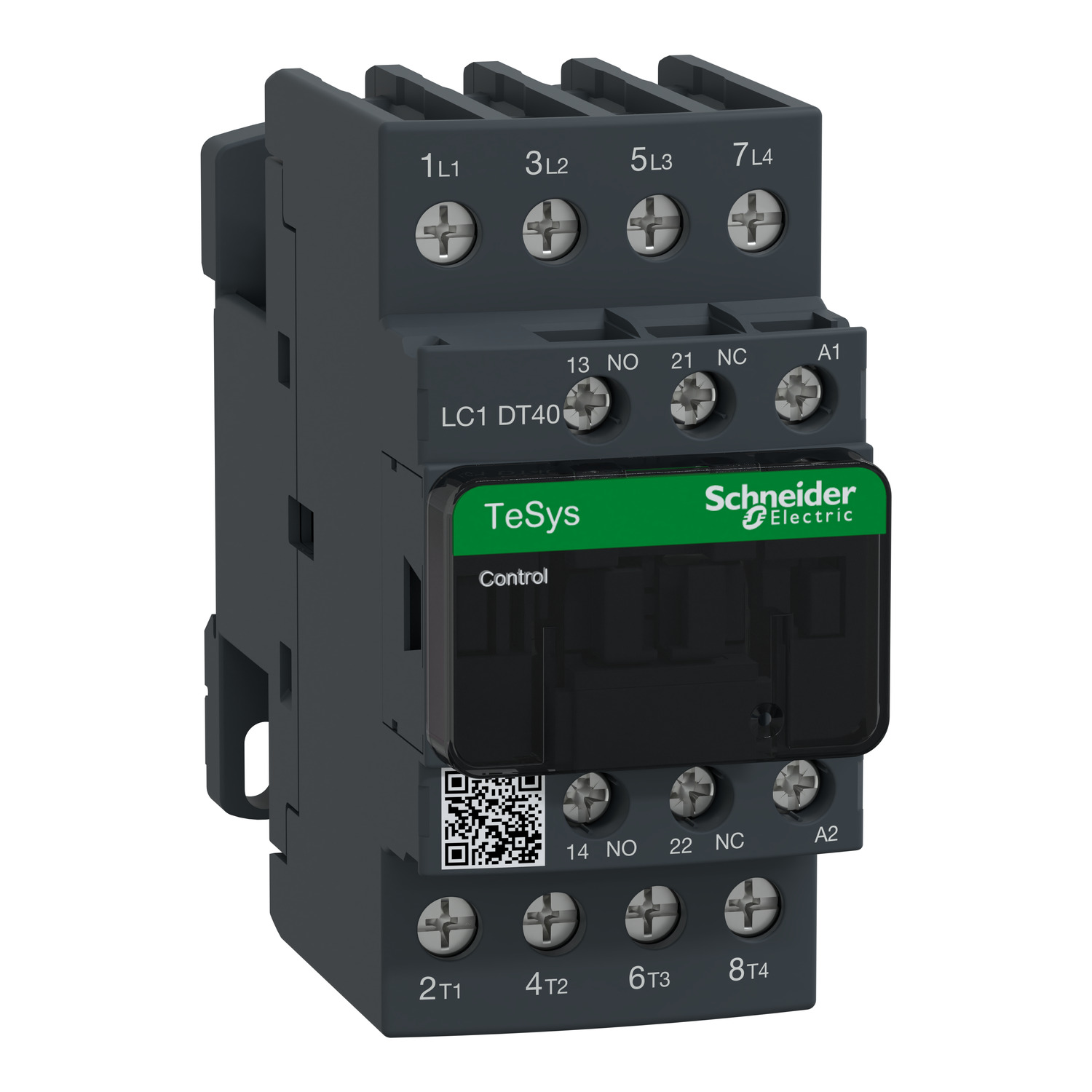 Schneider LC1DT40P7 | TeSys D contactor - 4P(4 NO) - AC-1 - <= 440 V 40 A - 230 V AC 50/60 Hz coil 5 LC1DT40P7_Image_1500.jpg