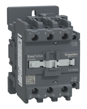 Schneider LC1E40M7 | Contactor,Easy TeSys Control,LC1E,3P(3NO),AC-3/AC-3e,<=440V,40A,220V AC coil,50/60Hz